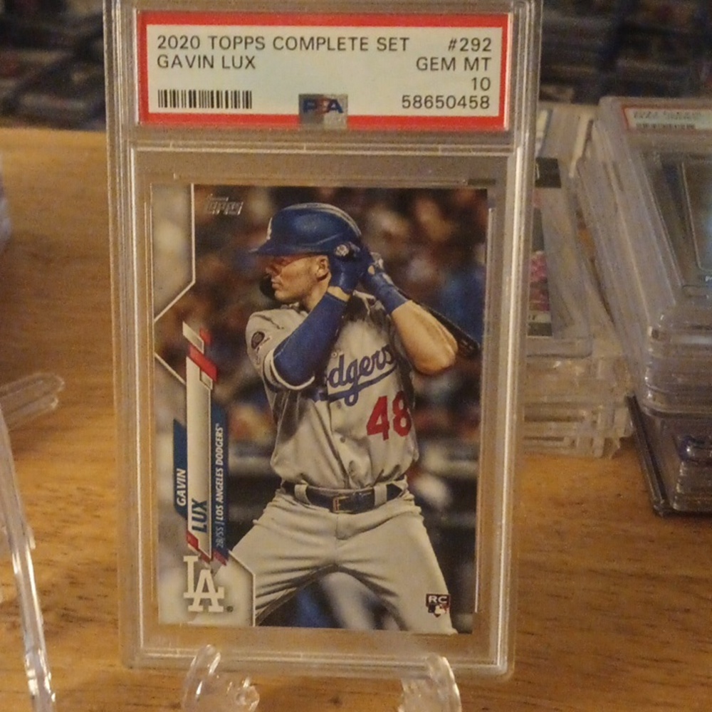Gavin Lux 2020 Topps COMPLETE SET ROOKIE PSA GEM MINT 10